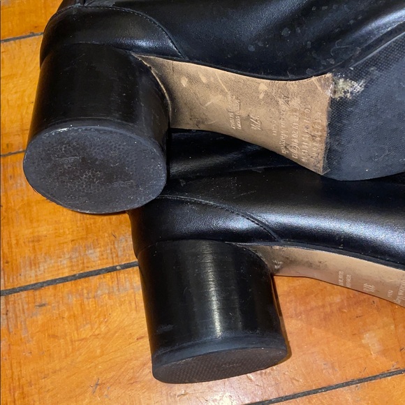 Maison Martin Margiela Black Heeled Tabi Boots 37.5 7 Ladies - Picture 10 of 17
